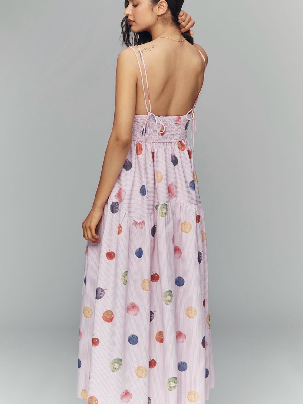 Anthropologie En Saison Fruit Medley Maxi Dress - Picture 6 of 6